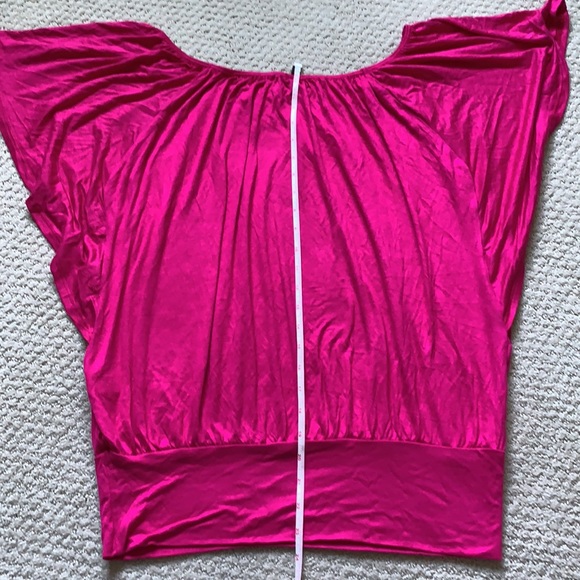 NEW fuchsia off shoulder top XL - Picture 8 of 15